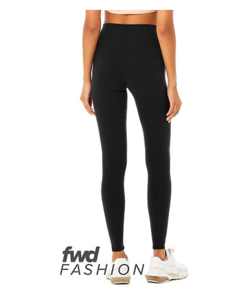 BELLA+CANVAS Women's High Waist Fitness Leggings