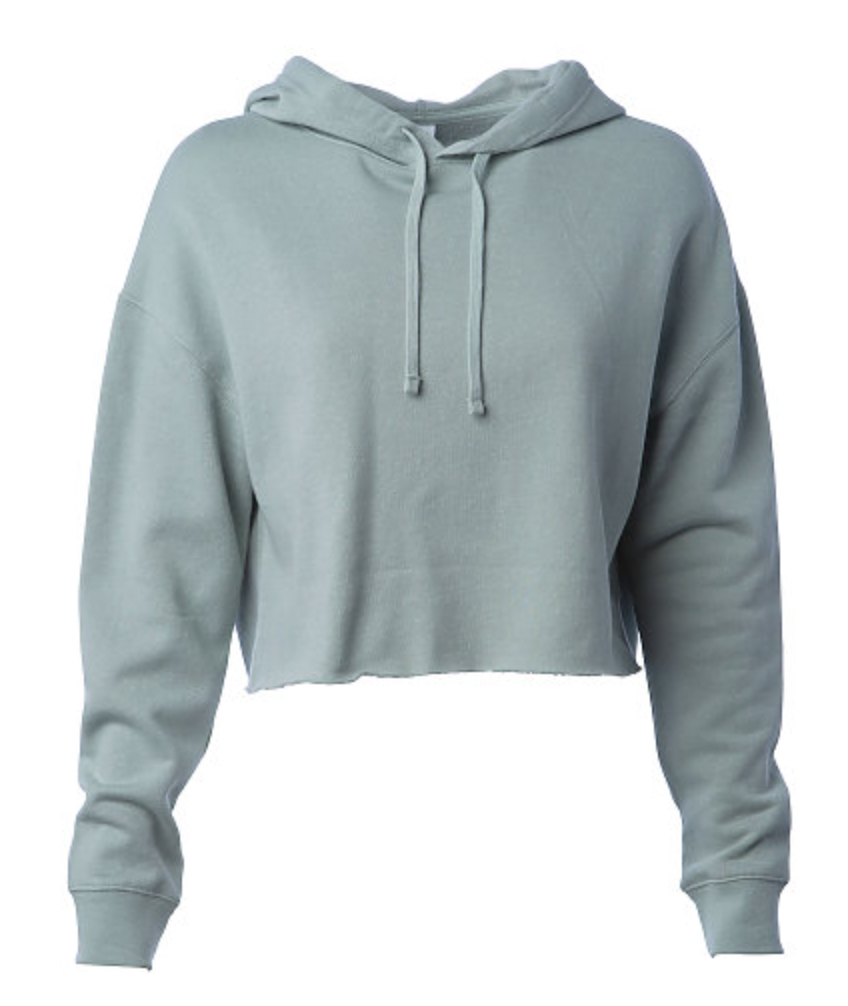 Independent Women's Lightweight Crop Hooded Pullover