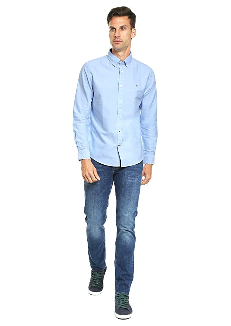 Tommy Hilfiger Men's New England Oxford Dress Shirt