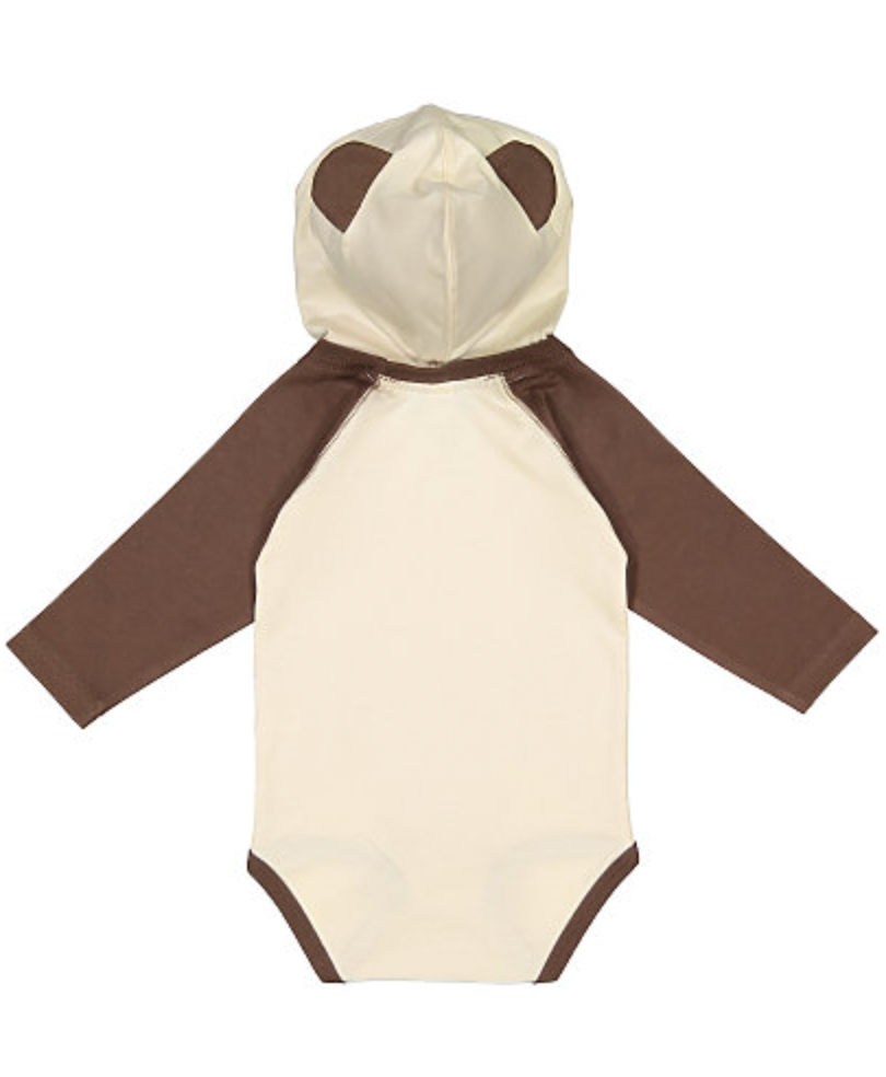Rabbit Skins Infant Long Sleeve Bodysuit with Ears