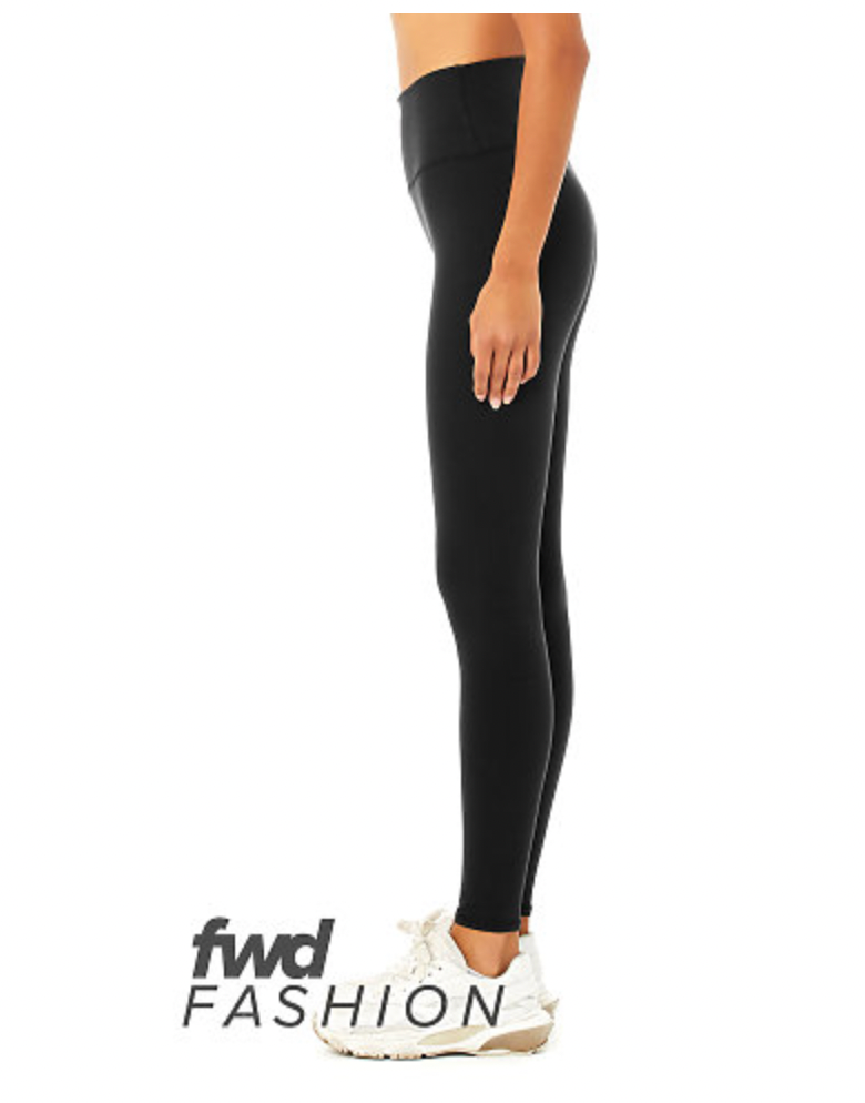 BELLA+CANVAS Women's High Waist Fitness Leggings