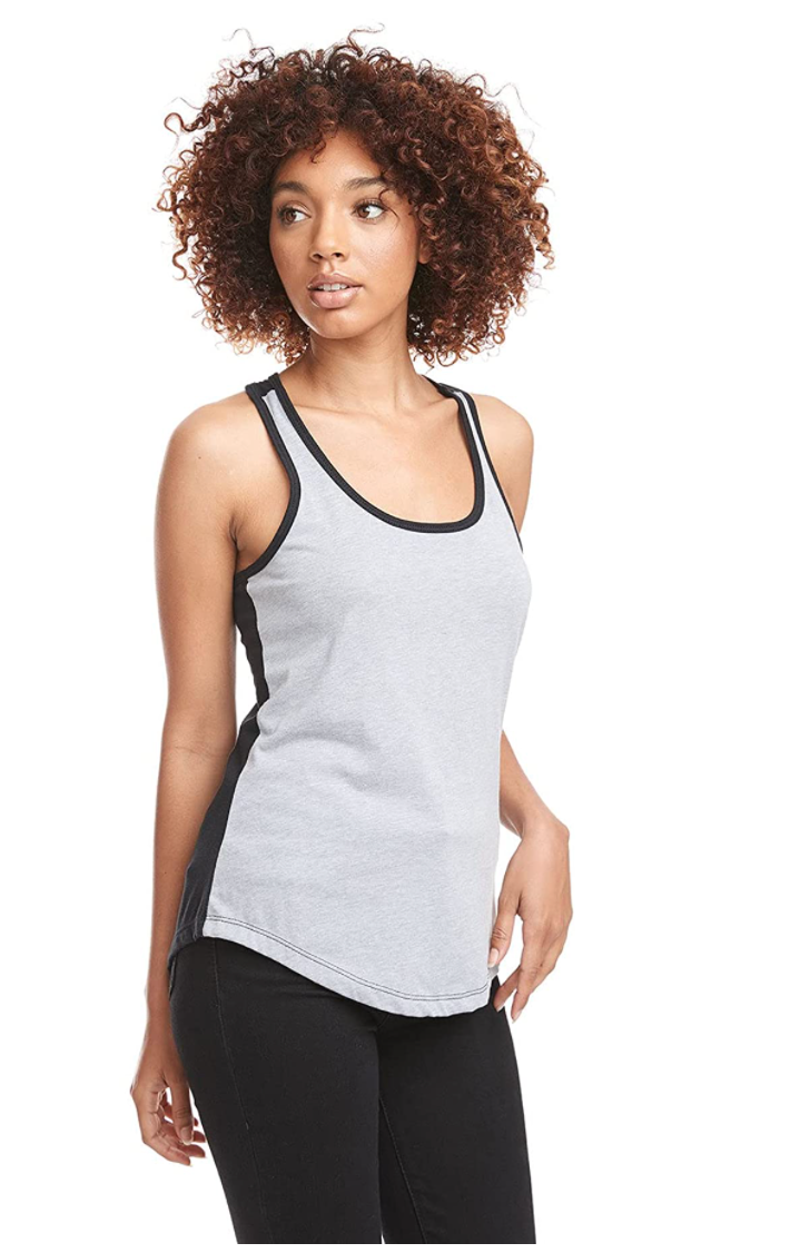 Next Level Women's Ideal Color Block Racerback Tank