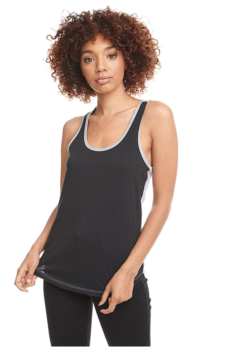 Next Level Women's Ideal Color Block Racerback Tank