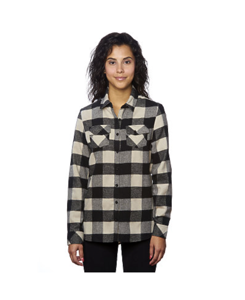 Burnside Ladies' Plaid Flannel Shirt