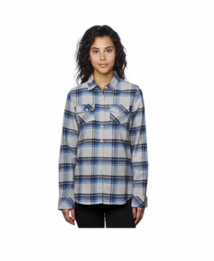 Burnside Ladies' Plaid Flannel Shirt