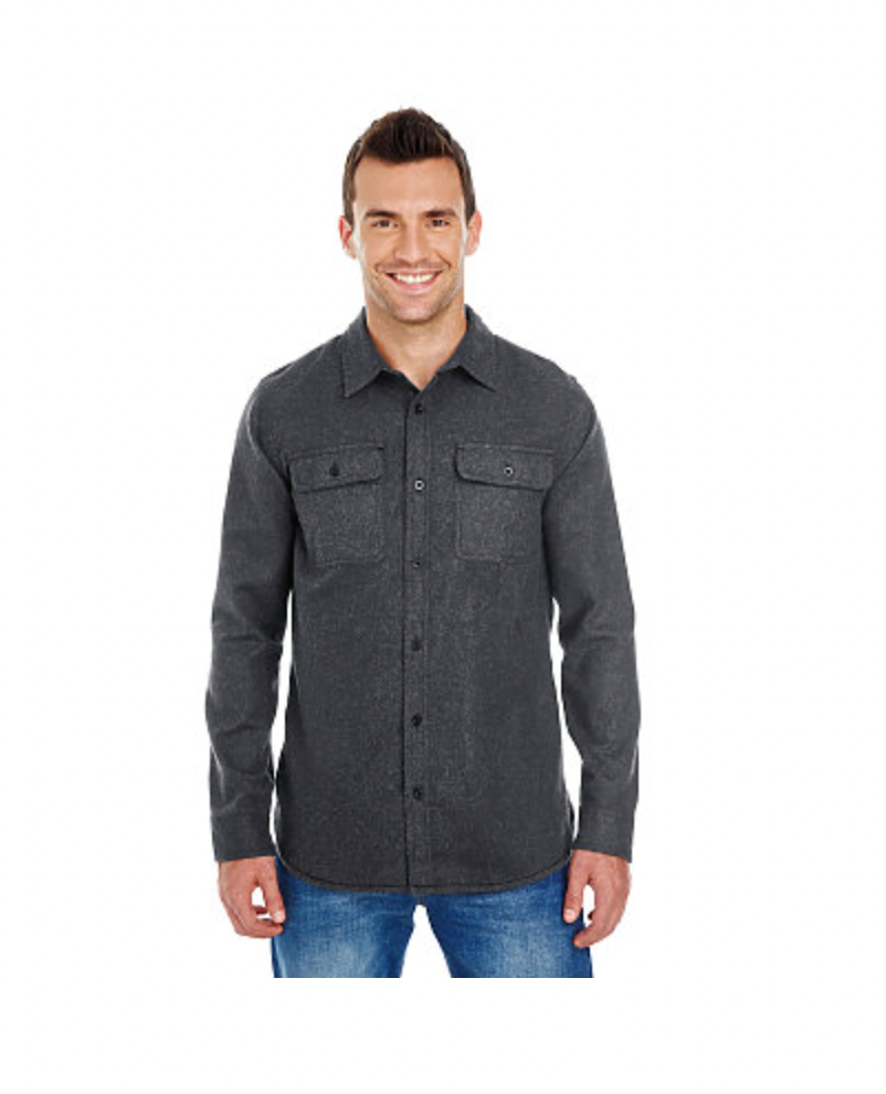 Burnside Adult Solid Woven Flannel Shirt