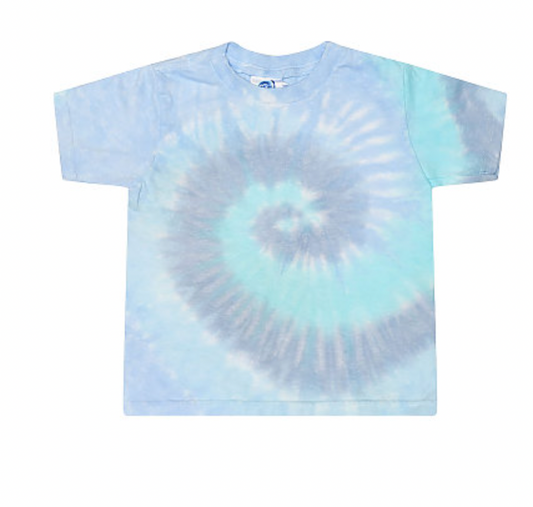 Colortone Ladies' Tie Dye Crop Tee