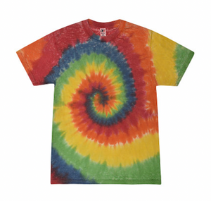 Colortone Adult Burnout Festival Tie dye Tee