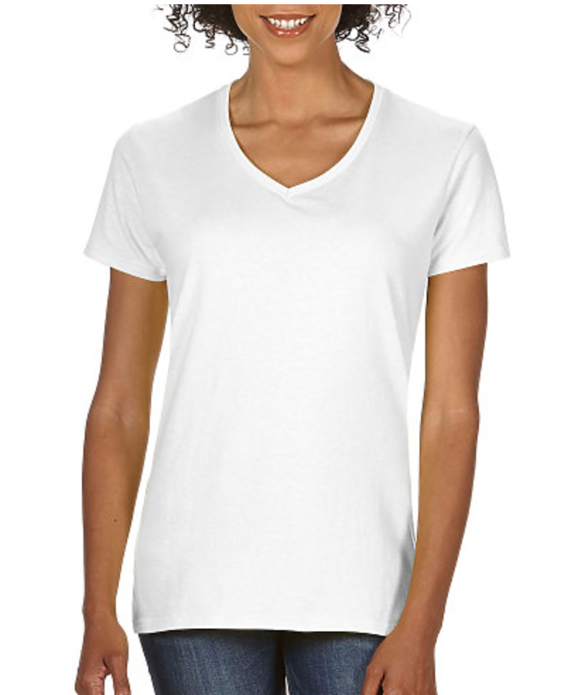 Comfort Colors Ladies' Midweight Ring Spun V-Neck Tee