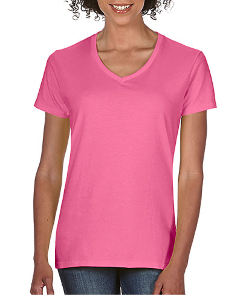 Comfort Colors Ladies' Midweight Ring Spun V-Neck Tee