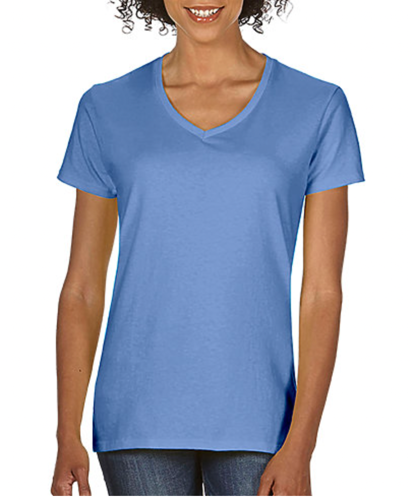 Comfort Colors Ladies' Midweight Ring Spun V-Neck Tee