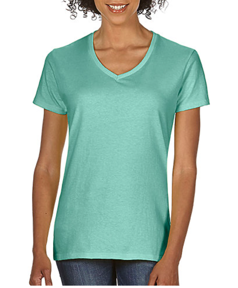 Comfort Colors Ladies' Midweight Ring Spun V-Neck Tee