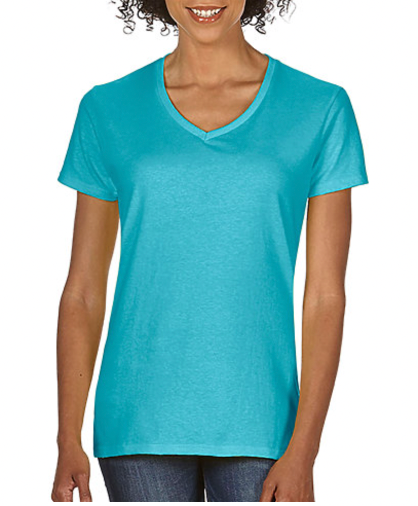 Comfort Colors Ladies' Midweight Ring Spun V-Neck Tee