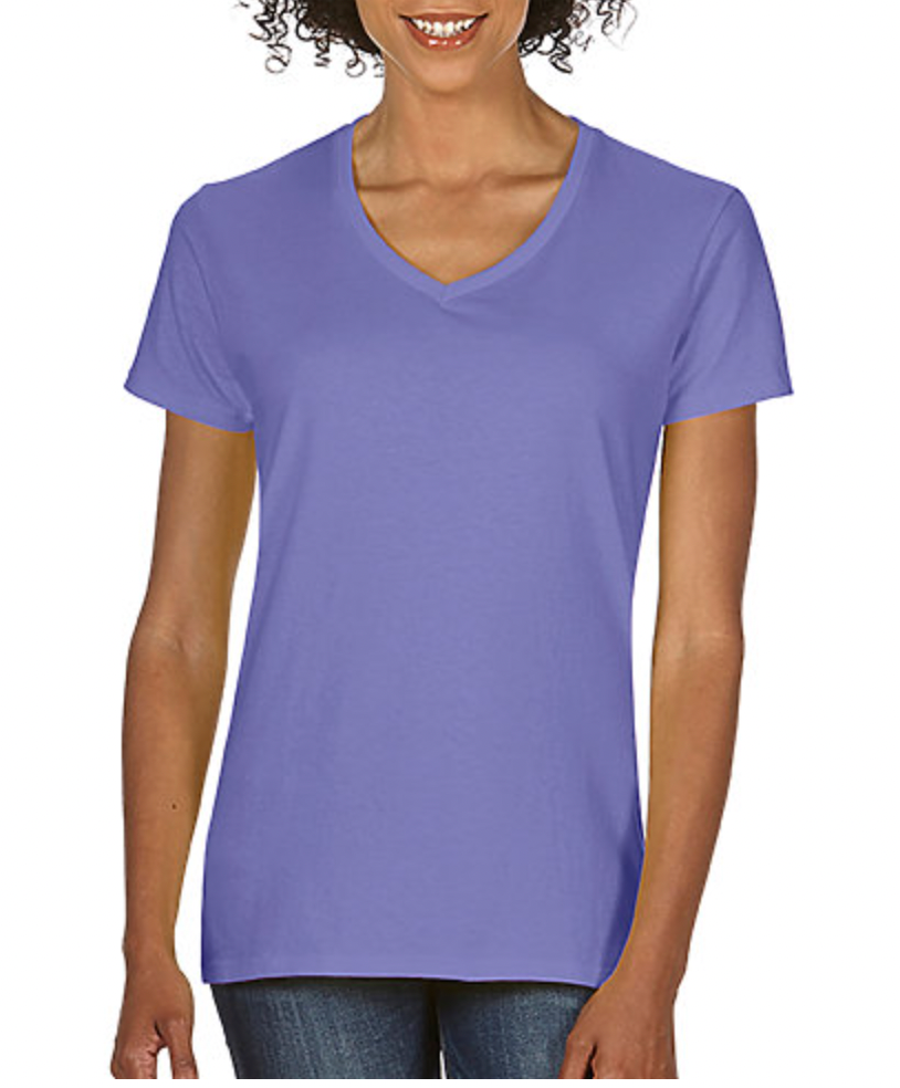 Comfort Colors Ladies' Midweight Ring Spun V-Neck Tee