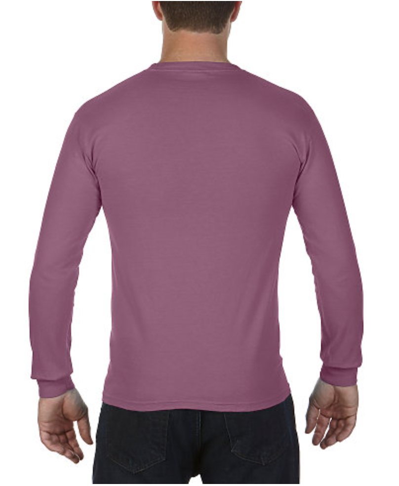 Comfort Colors Adult Heavyweight Ring Spun Long Sleeve Pocket Tee