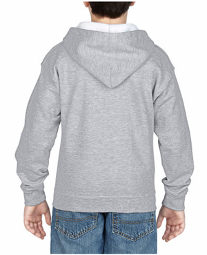 Gildan Heavy Blend Youth Full Zip Hooded Sweatshirt