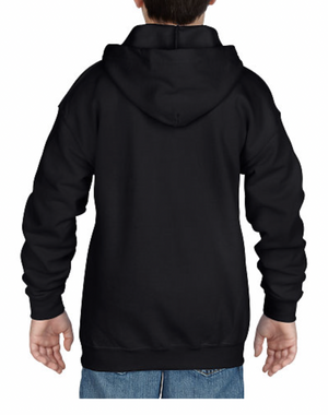 Gildan Heavy Blend Youth Full Zip Hooded Sweatshirt