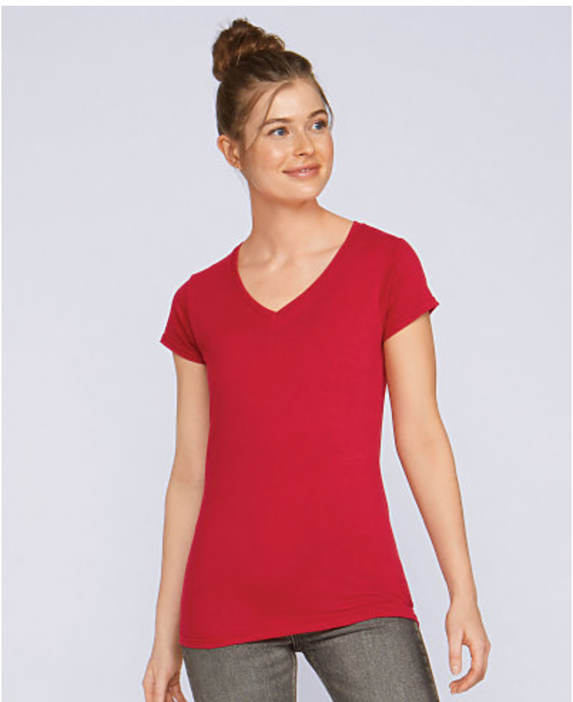 Gildan Softstyle Ladies' V-Neck T-Shirt