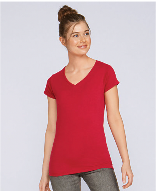 Gildan Softstyle Ladies' V-Neck T-Shirt
