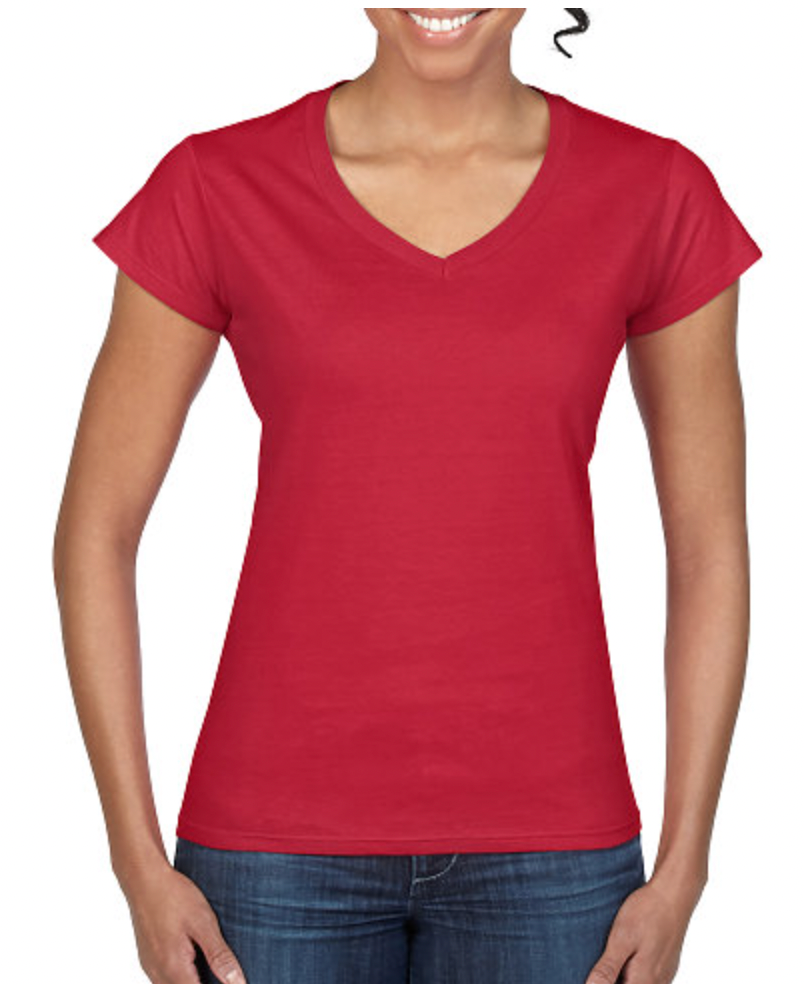 Gildan Softstyle Ladies' V-Neck T-Shirt