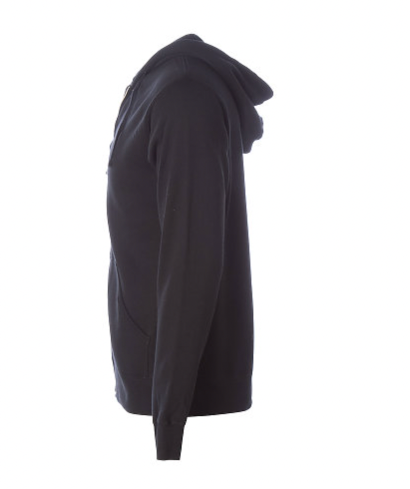 Independent Adult Lightweight Fitted Zip Hooded Fleece