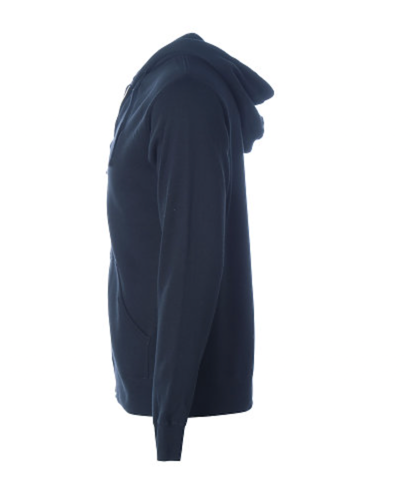 Independent Adult Lightweight Fitted Zip Hooded Fleece