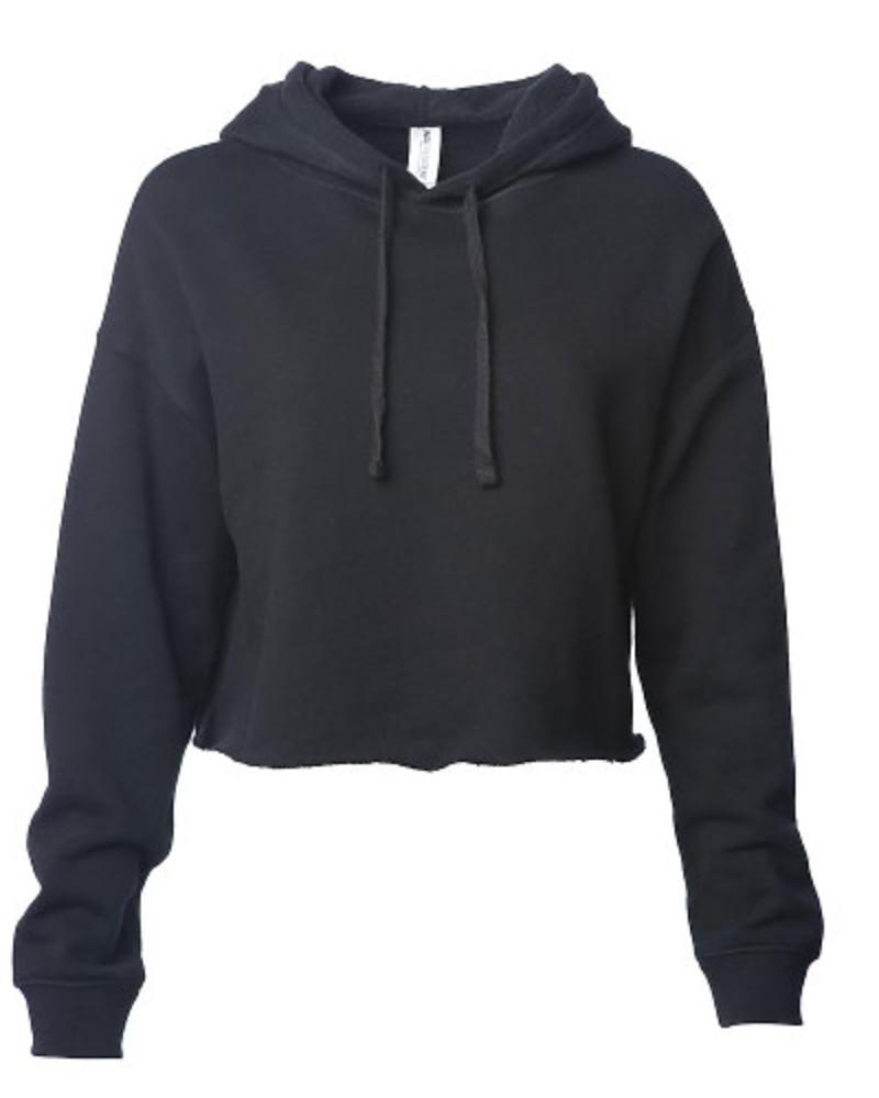 Independent Women's Lightweight Crop Hooded Pullover