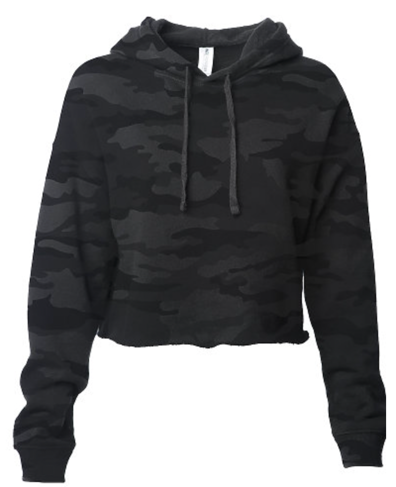 Independent Women's Lightweight Crop Hooded Pullover