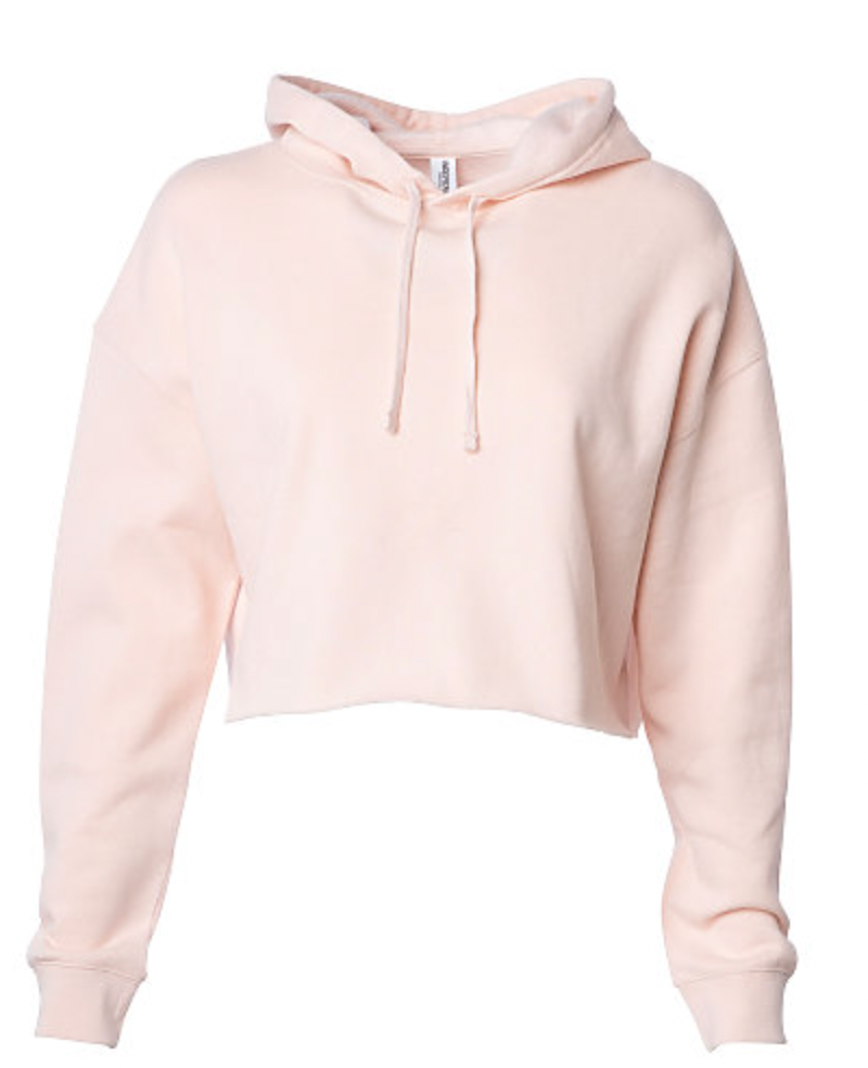 Independent Women's Lightweight Crop Hooded Pullover