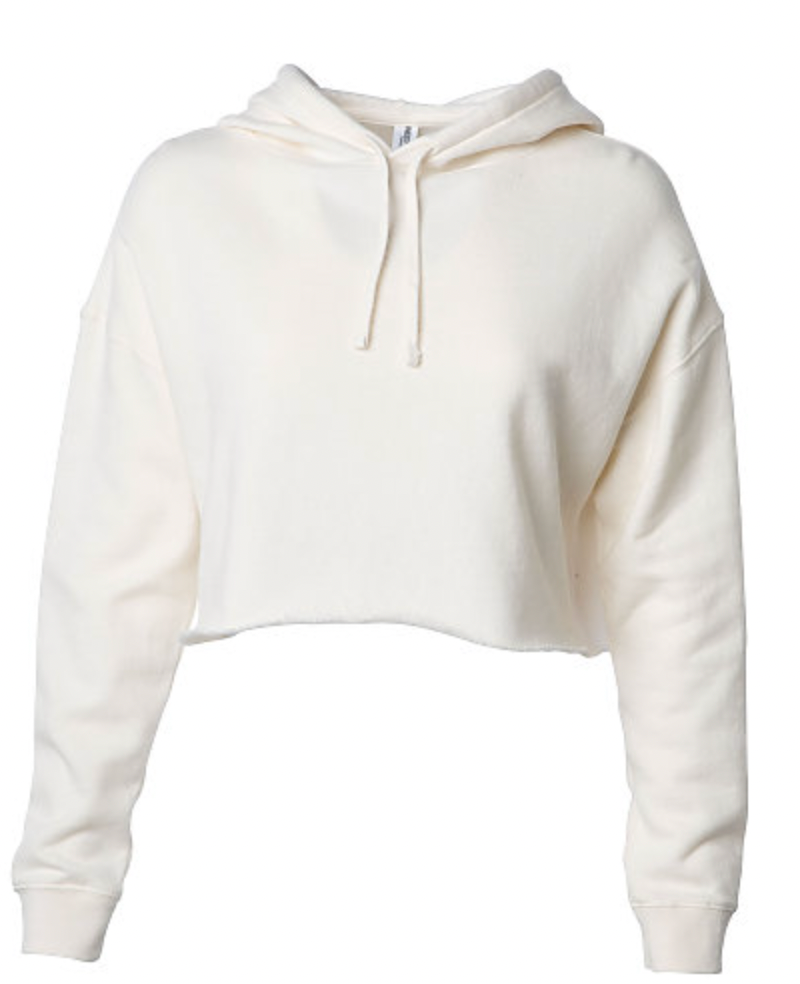 Independent Women's Lightweight Crop Hooded Pullover