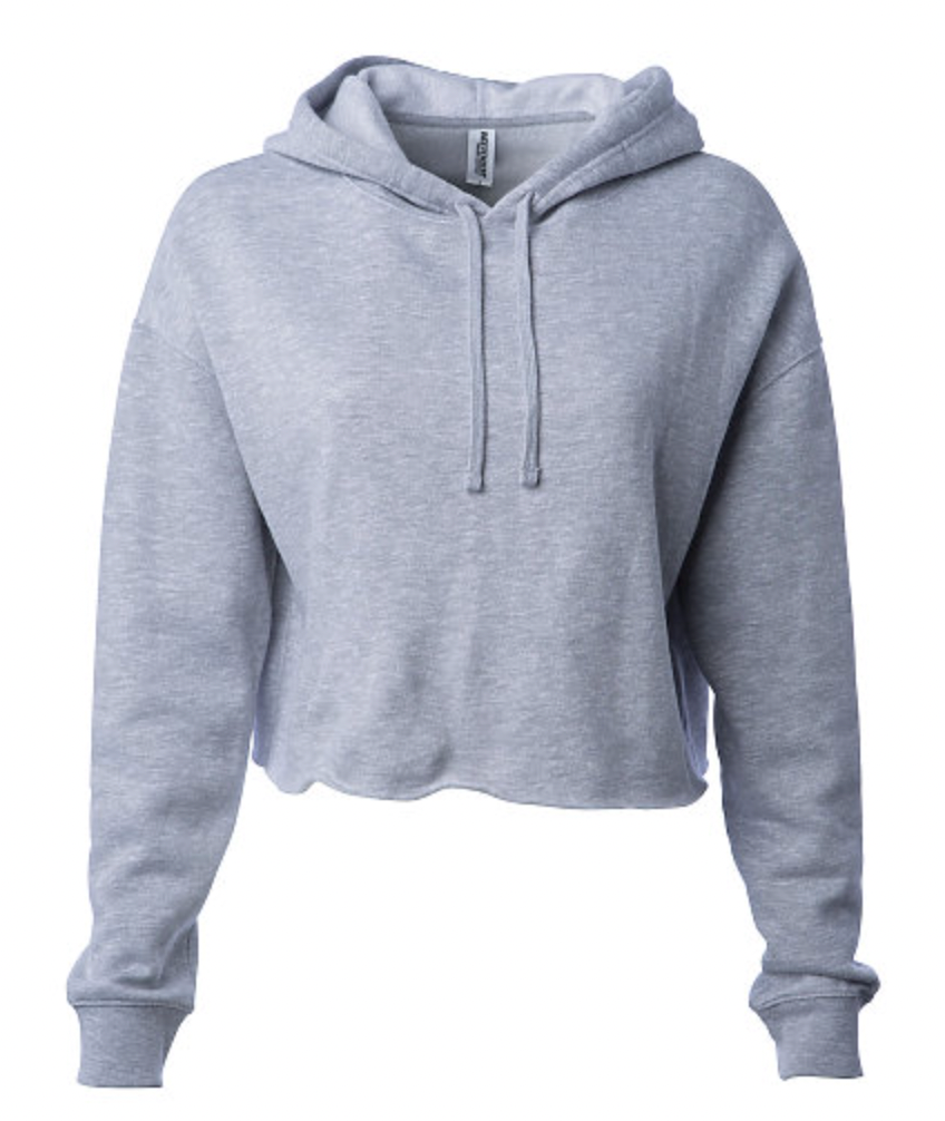 Independent Women's Lightweight Crop Hooded Pullover