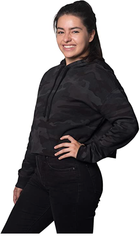 Independent Women's Lightweight Crop Hooded Pullover