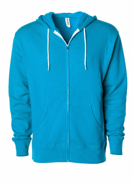 Independent Adult Zip Hooded Fleece