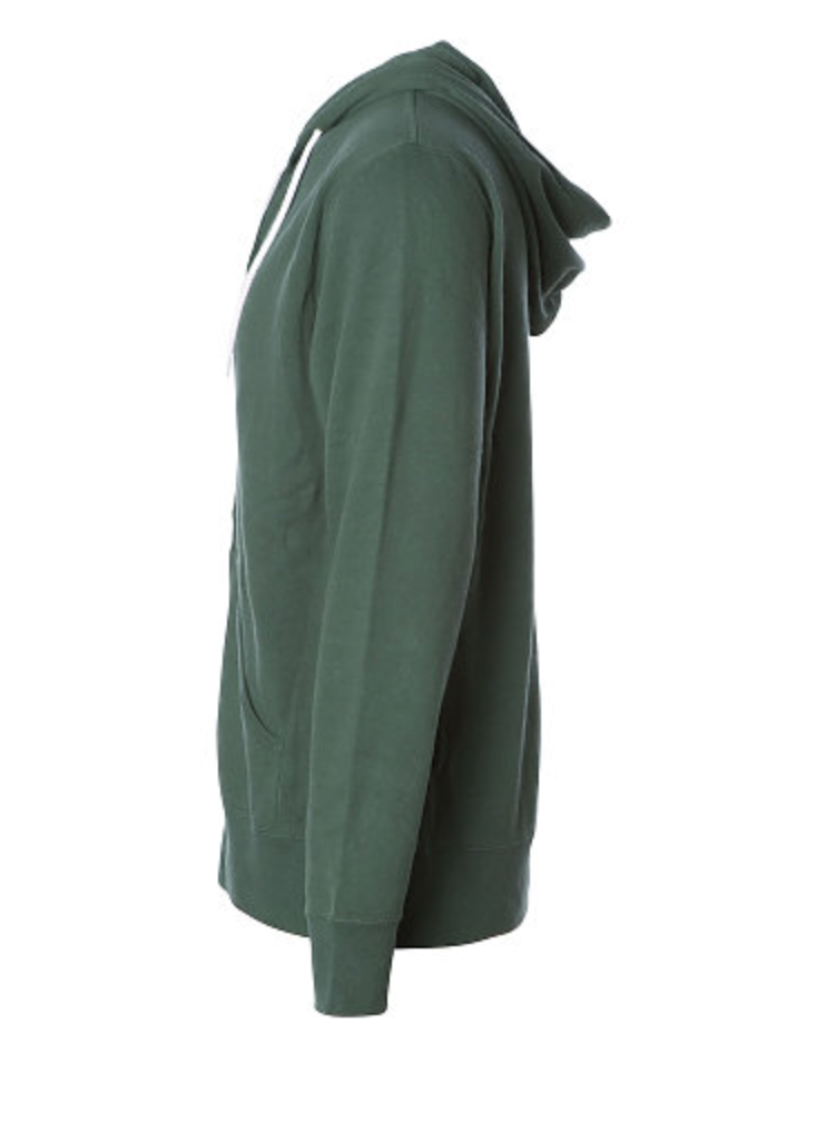 Independent Adult Zip Hooded Fleece