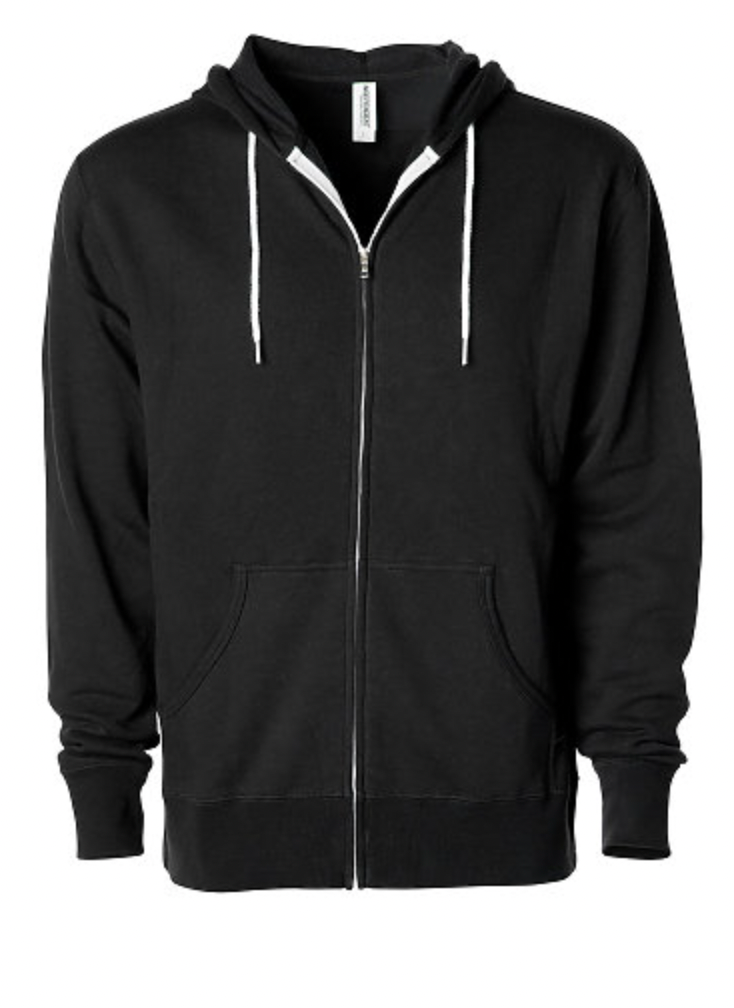 Independent Adult Zip Hooded Fleece