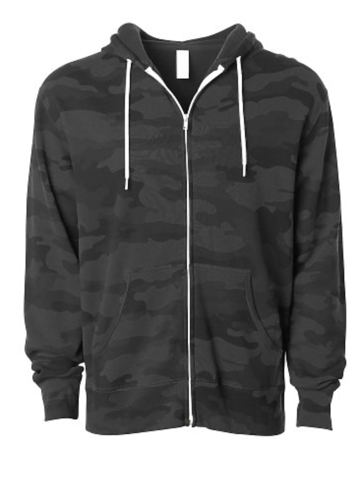 Independent Adult Zip Hooded Fleece