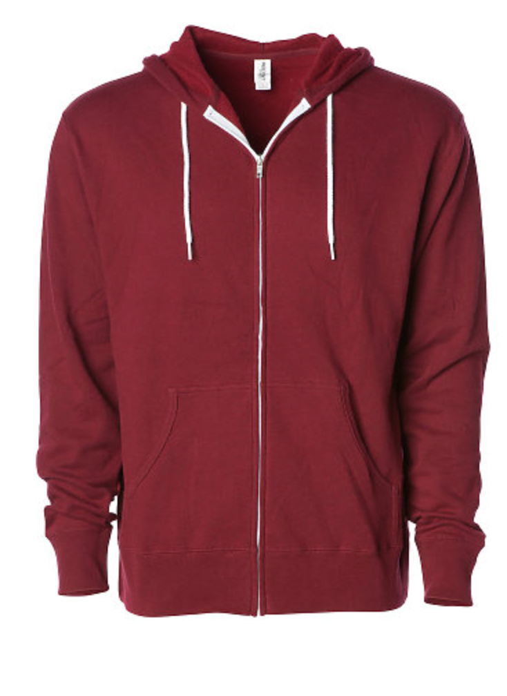 Independent Adult Zip Hooded Fleece