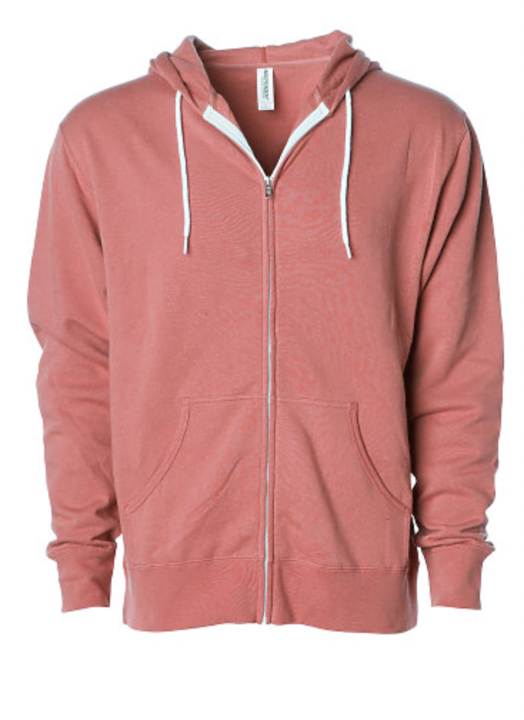 Independent Adult Zip Hooded Fleece