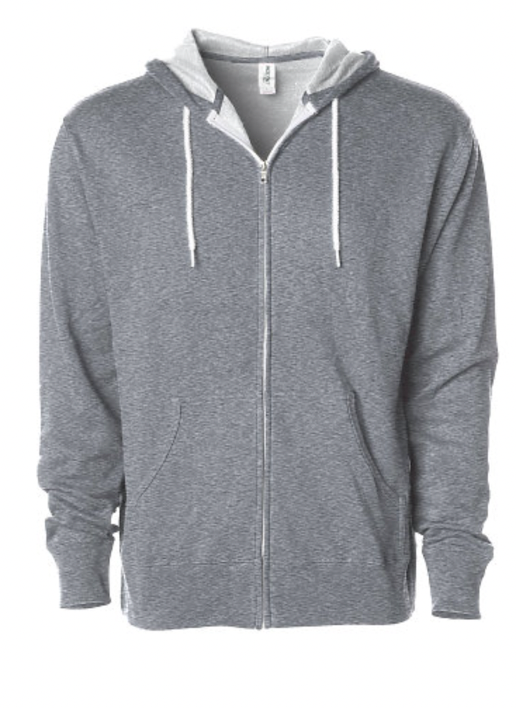 Independent Adult Zip Hooded Fleece
