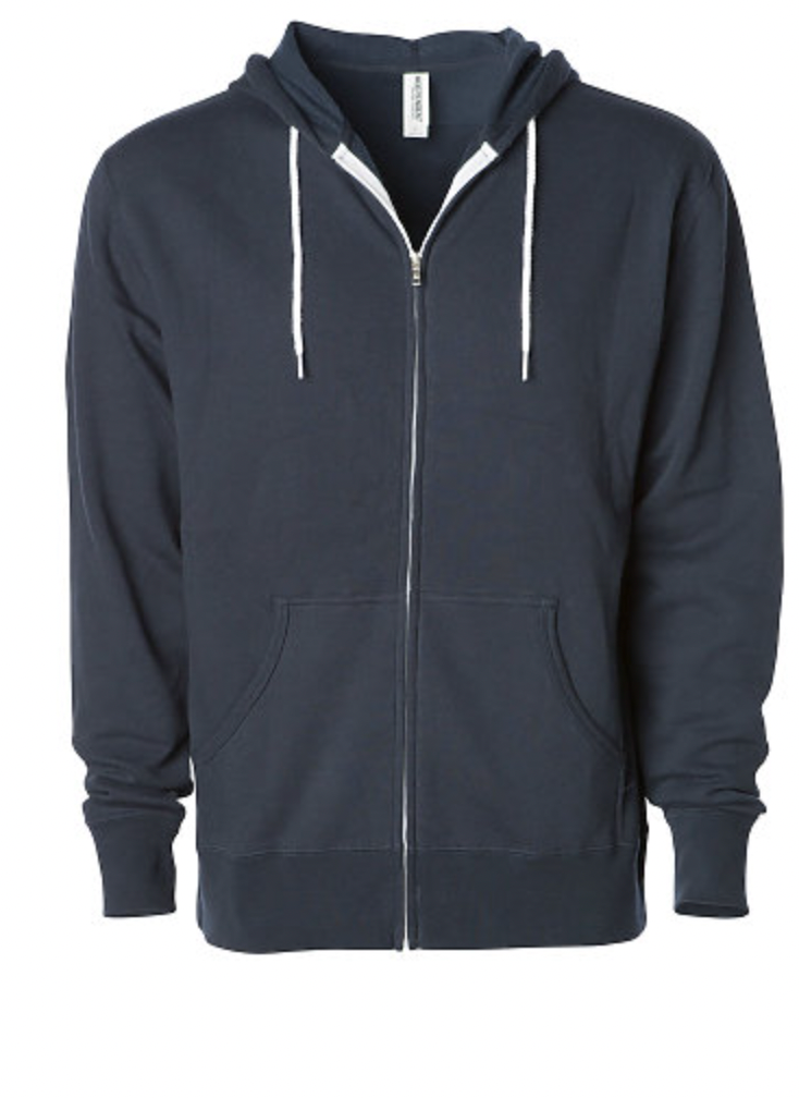 Independent Adult Zip Hooded Fleece