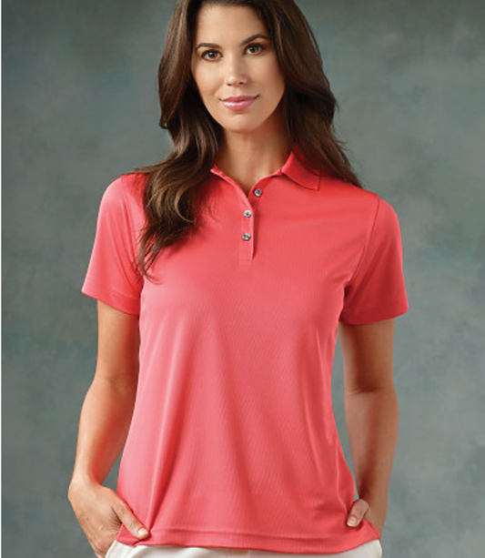 Paragon Saratoga Ladies Mini Mesh Performance Polo