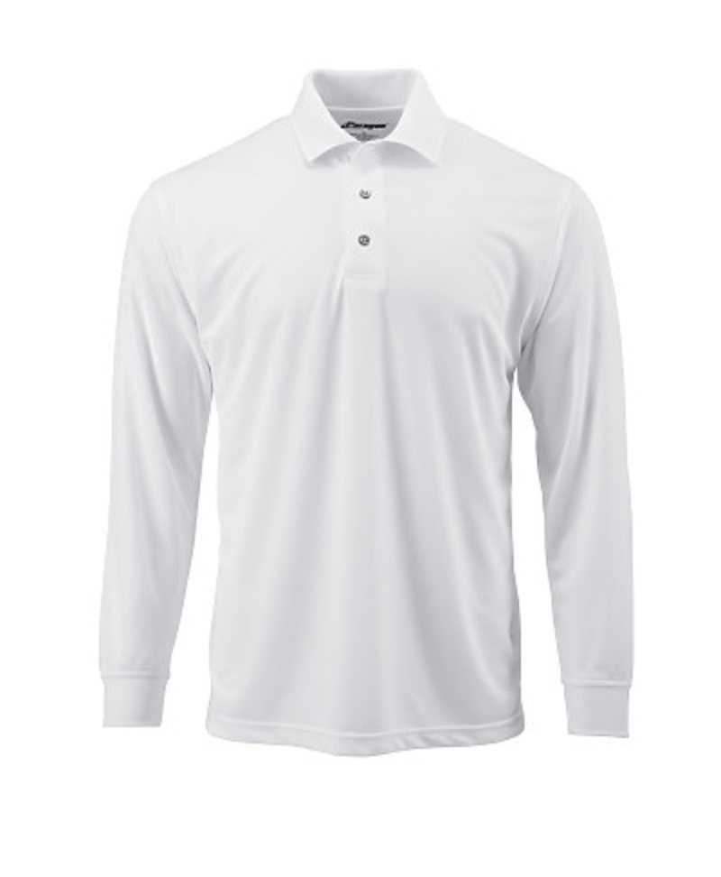 Paragon Prescott Adult Mini Mesh Long Sleeve Performance Polo