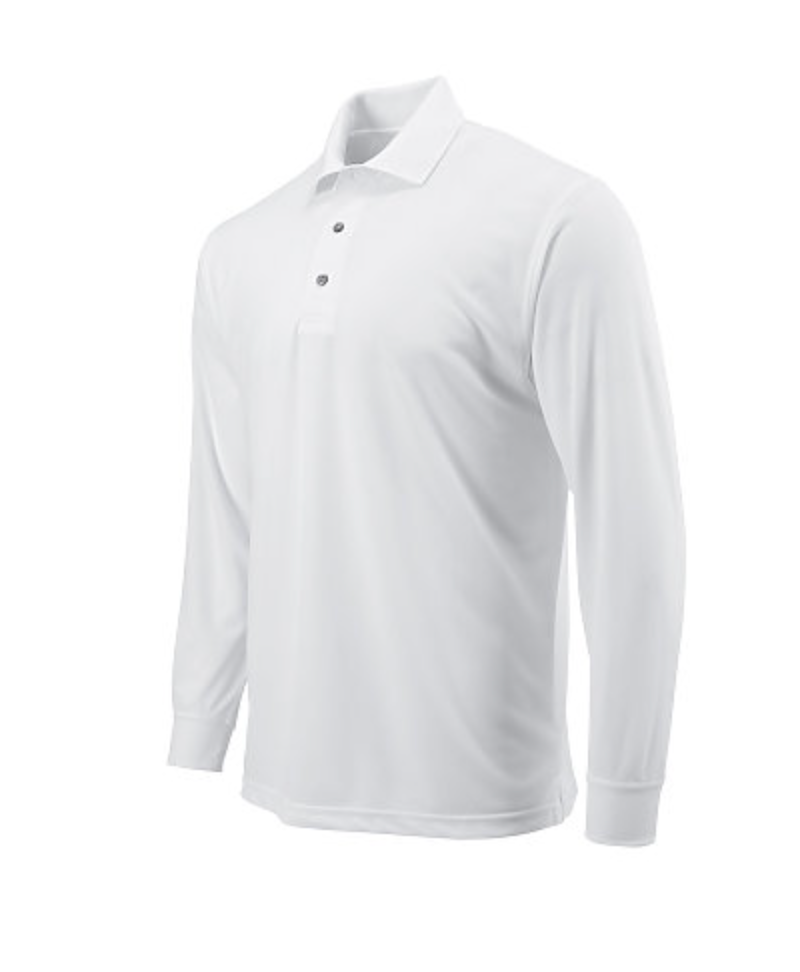 Paragon Prescott Adult Mini Mesh Long Sleeve Performance Polo