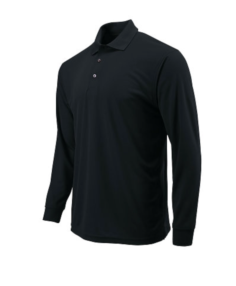 Paragon Prescott Adult Mini Mesh Long Sleeve Performance Polo