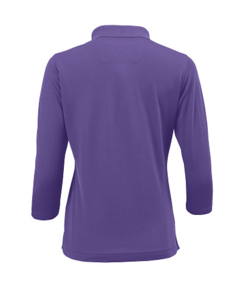 Paragon Palm Ladies’ Mini Mesh 3/4 Sleeve Performance Polo