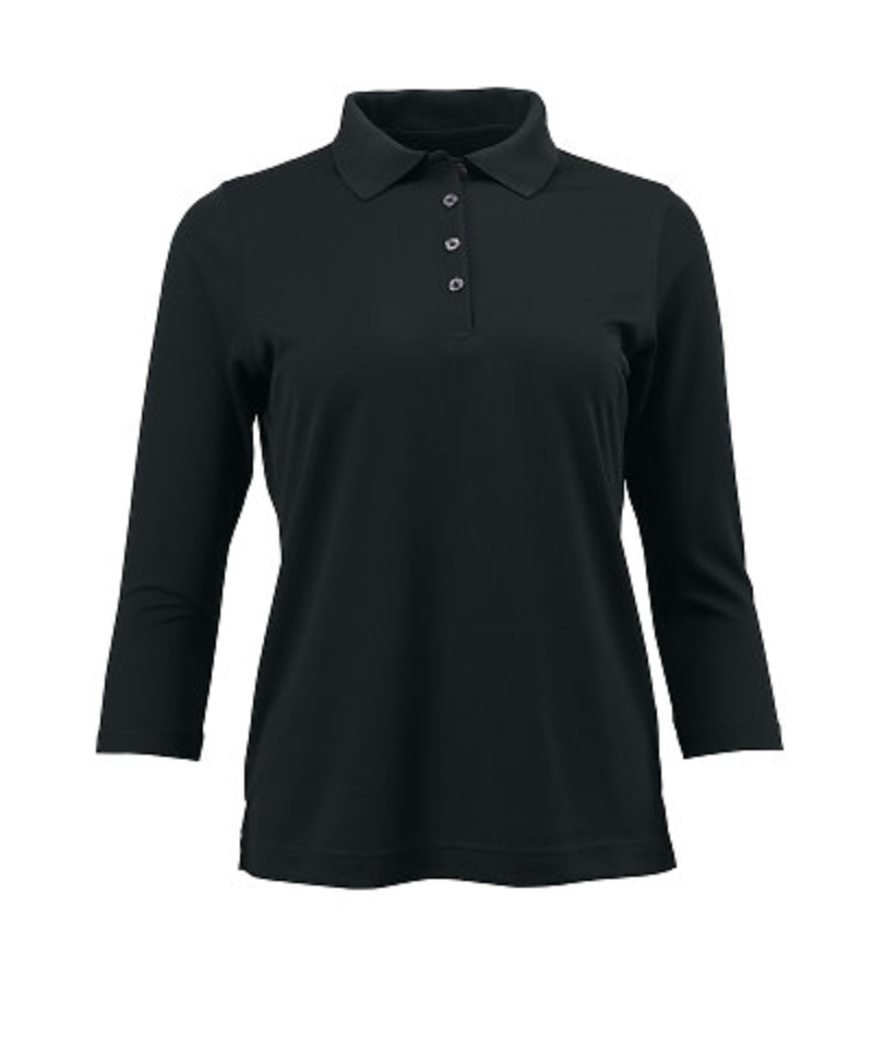 Paragon Palm Ladies’ Mini Mesh 3/4 Sleeve Performance Polo