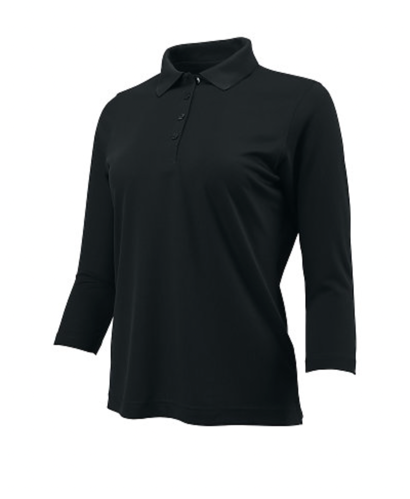 Paragon Palm Ladies’ Mini Mesh 3/4 Sleeve Performance Polo