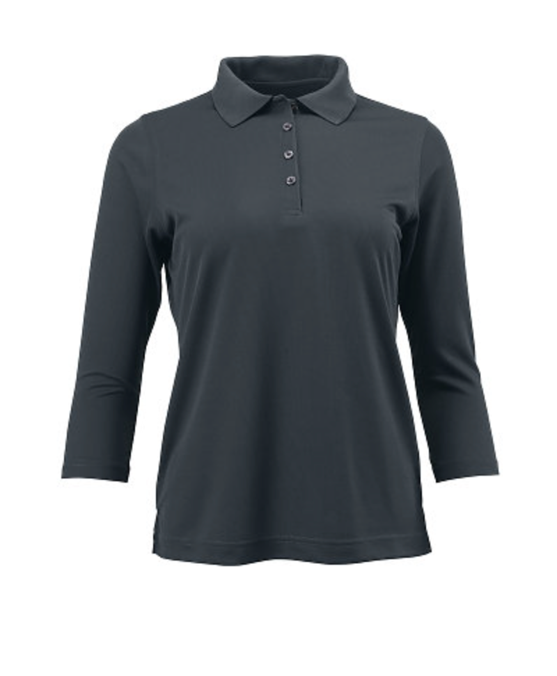 Paragon Palm Ladies’ Mini Mesh 3/4 Sleeve Performance Polo