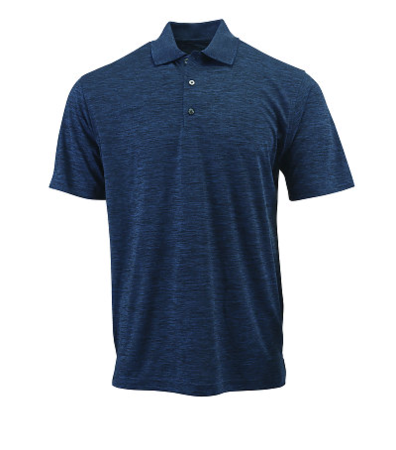 Paragon Dakota Adult Striated Heather Performance Polo