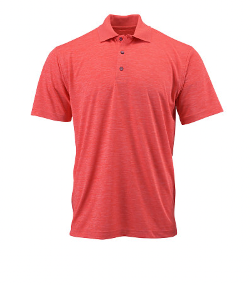 Paragon Dakota Adult Striated Heather Performance Polo